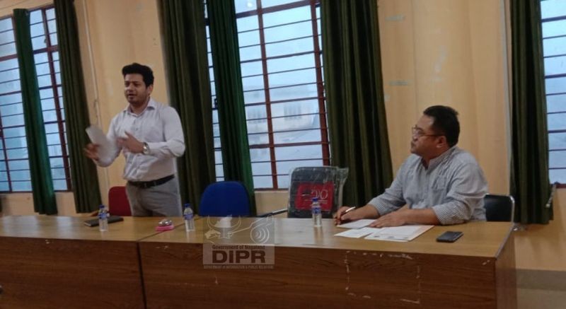 Longleng District TB Forum meeting was held at DC’s Conference Hall, on May 24. (DIPR Photo)